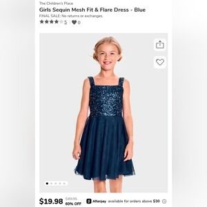 Girls Sequin Dress +$5 Dunkin Gift Card BONUS🎁 Mesh Fit + Flare